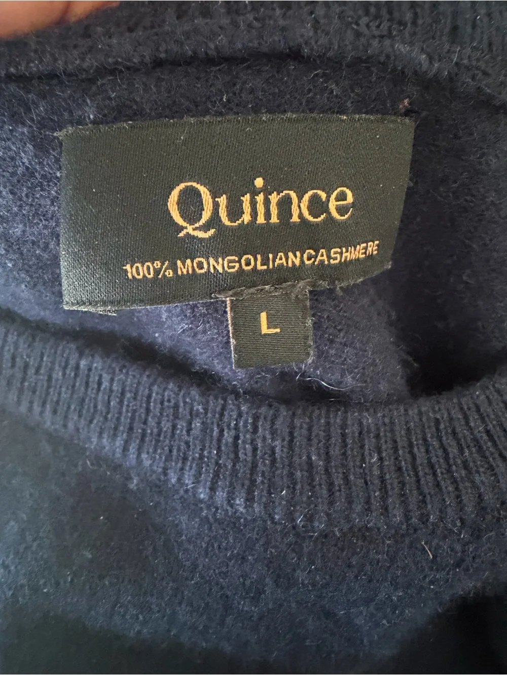 Quince Mongolian Cashmere Crewneck Sweater size L - Picture 10 of 10